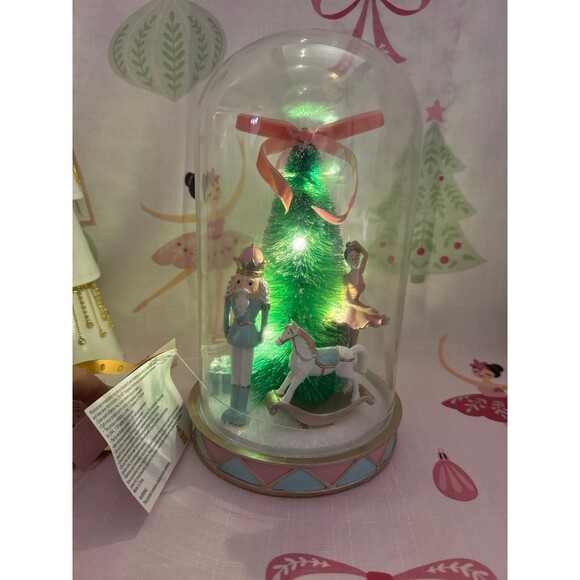NEW Bella Lux Ballerina Nutcracker Light Up Christmas Dome - Picture 7 of 7